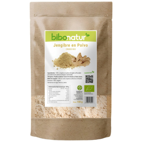 JENGIBRE EN POLVO ECO 150G BIBONATUR