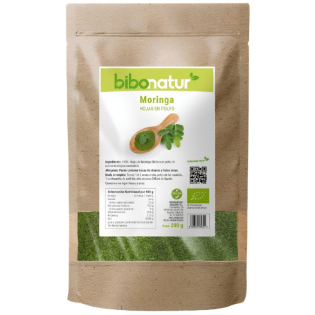 MORINGA EN POLVO BIO 200G BIBONATUR