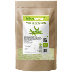 PROTEÍNA DE GUISANTE AL 80% ECO 200G BIBONATUR