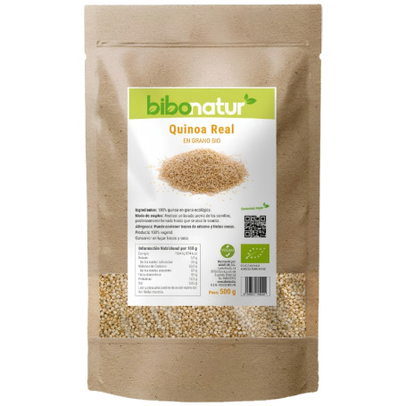 QUINOA REAL AMARILLA EN GRANO ECO 500G BIBONATUR