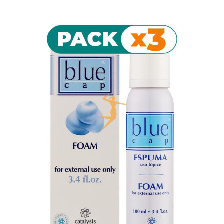 Pack 3x ESPUMA CALMANTE BLUE CAP 100ML CATALYSIS