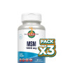 Pack 3x MSM 1000MG 80 COMPRIMIDOS KAL