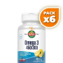 Pack 6x OMEGA 3 450/300 120 PERLAS KAL