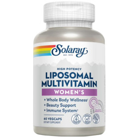 MULTIVITAMÍNICO LIPOSOMAL PARA MUJERES 60 CÁPSULAS SOLARAY