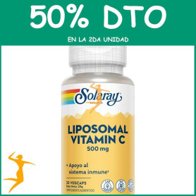 LIPOSOMAL VITAMIN C 500MG 30 CÁPSULAS VEGETALES SOLARAY OFERTA 2 UD