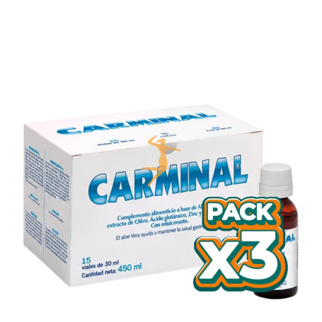 Pack 3x CARMINAL SOLUCIÓN ORAL 15 VIALES CATALYSIS