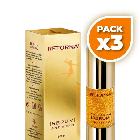 Pack 3x SÉRUM ANTIEDAD RETORNA 30ML CATALYSIS