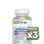 Pack 3x MULTIVITAMÍNICO LIPOSOMAL PARA MUJERES 60 CÁPSULAS SOLARAY