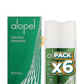 Pack 6x CHAMPÚ ALOPEL PARA LA CAÍDA DEL CABELLO 150ML CATALYSIS