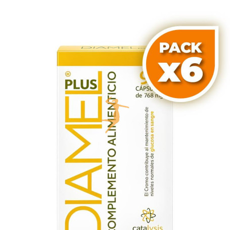 Pack 6x DIAMEL PLUS 90 CÁPSULAS CATALYSIS