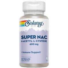 SUPER NAC 600MG 60 CÁPSULAS VEGETALES SOLARAY