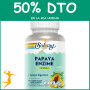 PAPAYA ENZYME 90 COMPRIMIDOS MASTICABLES SABOR PIÑA SOLARAY OFERTA 2 UD