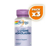 Pack 3x L-LYSINE Y MONOLAURIN 60 CÁPSULAS VEGETALES SOLARAY
