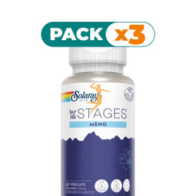 Pack 3x MENO STAGES 60 CÁPSULAS VEGETALES SOLARAY