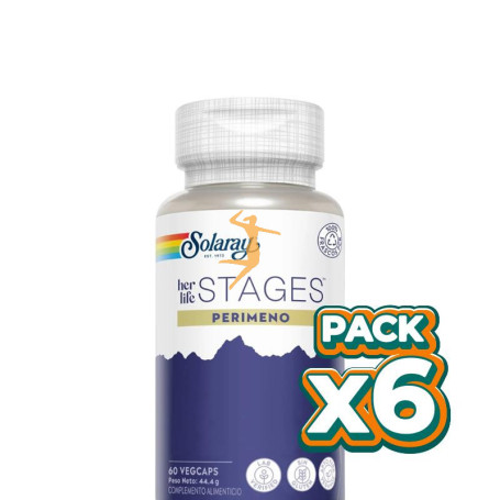 Pack 6x PERIMENO STAGES 60 CÁPSULAS VEGETALES SOLARAY