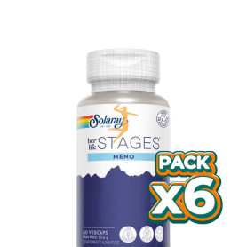 Pack 6x MENO STAGES 60 CÁPSULAS VEGETALES SOLARAY