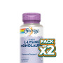 Pack 2x L-LYSINE Y MONOLAURIN 60 CÁPSULAS VEGETALES SOLARAY