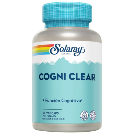 COGNI CLEAR 60 CÁPSULAS VEGETALES SOLARAY