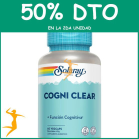 COGNI CLEAR 60 CÁPSULAS VEGETALES SOLARAY OFERTA 2 UD