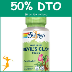 RAÍZ DE HARPAGOFITO 525MG 100 CÁPSULAS VEGETALES SOLARAY OFERTA 2 UD