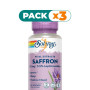 Pack 3x SAFFRON (AZAFRÁN) 30 CÁPSULAS VEGETALES SOLARAY