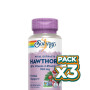 Pack 3x EXTRACTO DE ESPINO BLANCO 100MG 60 CÁPSULAS VEGETALES SOLARAY