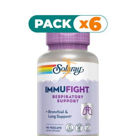 Pack 6x IMMUNFIGHT RESPIRATORY SUPPORT 90 CÁPSULAS VEGETALES SOLARAY
