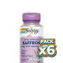 Pack 6x SAFFRON (AZAFRÁN) 30 CÁPSULAS VEGETALES SOLARAY