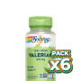 Pack 6x RAÍZ DE VALERIANA 470MG 100 CÁPSULAS VEGETALES SOLARAY