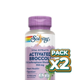 Pack 2x EXTRACTO DE SEMILLA DE BRÓCOLI ACTIVADO 30 CÁPSULAS SOLARAY