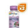 Pack 2x EXTRACTO DE ESPINO BLANCO 100MG 60 CÁPSULAS VEGETALES SOLARAY