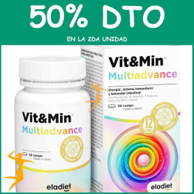 VIT&MIN MULTIADVANCE 30 COMPRIMIDOS ELADIET OFERTA 2 UD