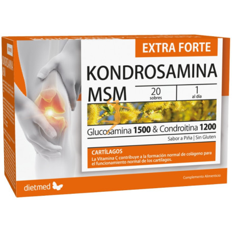 KONDROSAMINA MSM EXTRA FORTE 20 SOBRES DIETMED