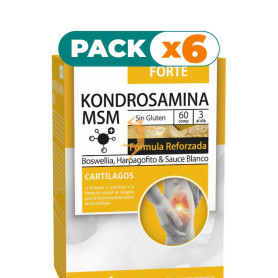 Pack 6x KONDROSAMINA MSM FORTE 60 COMPRIMIDOS DIETMED