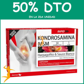 KONDROSAMINA MSM RAPID 30 AMPOLLAS DIETMED OFERTA 2 UD