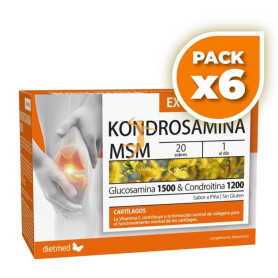 Pack 6x KONDROSAMINA MSM EXTRA FORTE 20 SOBRES DIETMED