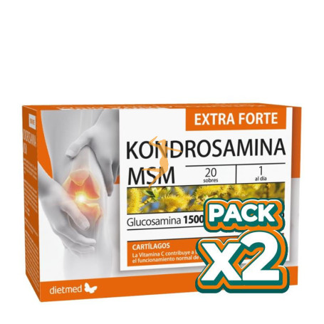 KONDROSAMINA MSM EXTRA FORTE 20 SOBRES DIETMED