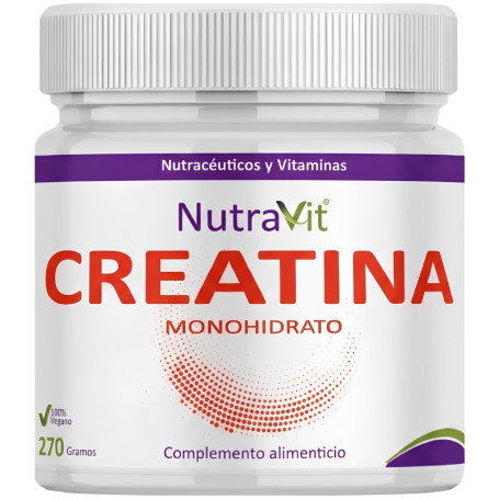 CREATINA MONOHIDRATO 270G NUTRAVIT