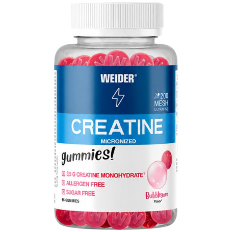 CREATINA MICRONIZADA 66 GOMINOLAS WEIDER