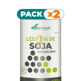 Pack 2x LECITINA DE SOJA GRANULADA 400G SORIA NATURAL ALIMENTACIÓN