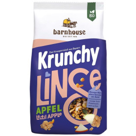 MUESLI KRUNCHY PROTEICO CON LENTEJAS Y MANZANA 325G BARNHOUSE