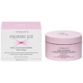 ÁCIDO HIALURÓNICO CREMA CORPORAL TRIPLE ACCIÓN 200ML L´ERBOLARIO