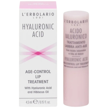 ÁCIDO HIALURÓNICO TRATAMIENTO LABIAL ANTIEDAD 4,5ML L´ERBOLARIO