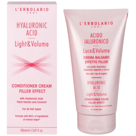 ÁCIDO HIALURÓNICO CREMA CAPILAR VOLUMINIZADORA 150ML L´ERBOLARIO