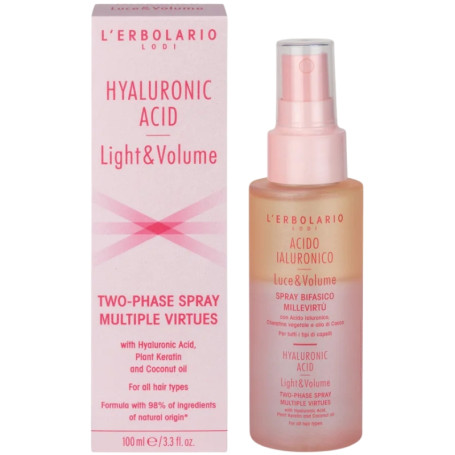 ÁCIDO HIALURÓNICO SPRAY CAPILAR VOLUMINIZADOR 100ML L´ERBOLARIO