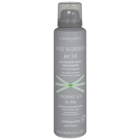 ÁCIDO HIALURÓNICO HOMBRE DESODORANTE EN SPRAY 125ML L´ERBOLARIO