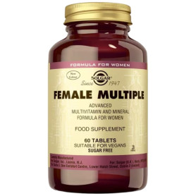 FEMALE MULTIPLE (VITAMINAS Y MINERALES) 60 COMPRIMIDOS SOLGAR
