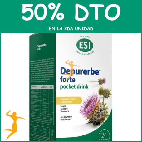 DEPURERBE FORTE POCKET DRINK 24 SOBRES ESI OFERTA 2 UD