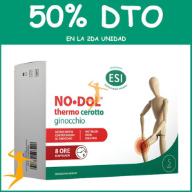 NODOL PARCHES TÉRMICOS PARA RODILLA 5 UNIDADES ESI OFERTA 2 UD
