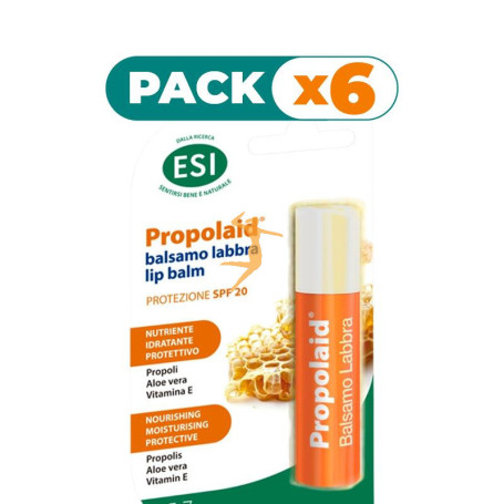 Pack 6x PROPOLAID STICK DE LABIOS SPF20 5,7ML ESI